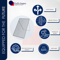 jordsåll galvaniserat stål Jordfilter jordsikt jordsil trädgårdssåll av genomströmningssil marksil