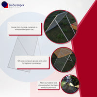 jordsåll galvaniserat stål Jordfilter jordsikt jordsil trädgårdssåll av genomströmningssil marksil