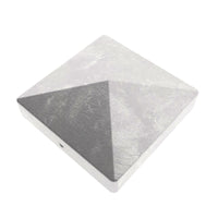 stolphatt stolplock för trästolpar galvaniserad stolpkeps rostfri Stolpkåpa stolpskydd stängselkåpa